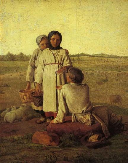 Alexey Gavrilovich Venetsianov oemu e none oil painting image
